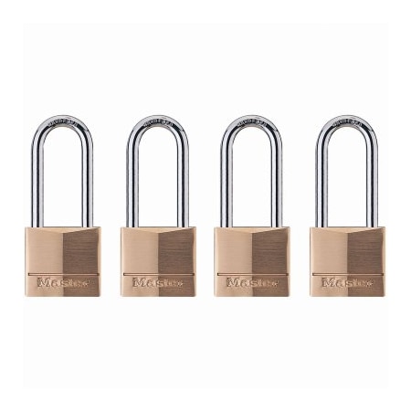 Master Lock 4PK 1916 BRS Padlock 140QLH